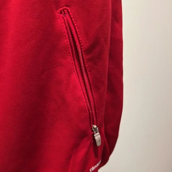Adidas Red Zip-Up - Picture 5 of 9